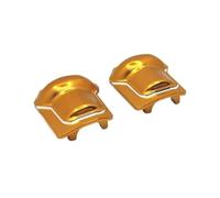Accessori Mejoras RC para Traxxas para TRX4 para TRX6 HB R1001 R1002 R1003 1/10 Cubiertas Traseras Eje Delantero Y Trasero Coche Trepador Control Remoto 4WD Piezas Mejora Metal(Yellow)