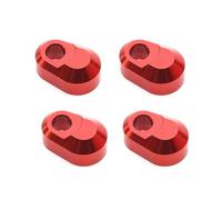 Accessori Mejoras RC para Traxxas para X-maxx 6S/8S para XRT 1/5 1/6 GPM Aluminio 7075 Retenedor Pasador Suspensión RC Mejora Piezas Reparación(Red)
