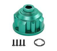 Accessori Mejoras RC para Traxxas para X-Maxx/para X-Maxx 2.0/para Maxx para Slash Caja Diferencial Aluminio Delantera/Trasera/Centro - CNC Mecanizado Aleación 6061(Green)