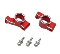 Accessori Mejoras RC para WLtoys 244016 para LOSI Micro-B 1/24 Actualización De Metal Control Remoto Coche Rueda Trasera Copa Accesorios Decorativos(Red)
