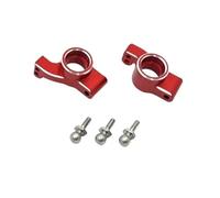Accessori Mejoras RC para WLtoys 244016 para Losi Micro-B 1/24 Copa Rueda Trasera RC Coche Actualización De Metal Accesorios Repuesto Piezas(Red)