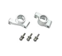 Accessori Mejoras RC para WLtoys 244016 para Losi Micro-B 1/24 Copa Rueda Trasera RC Coche Actualización De Metal Accesorios Repuesto Piezas(Silver)