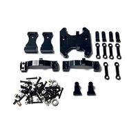 Accessori Mejoras RC para WPL B16 B36 1/16 Kit Chasis Equilibrio Metálico con Balancín Piezas Mejora Accesorios Modificados Coches RC(Black)