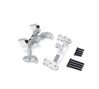 Accessori Mejoras RC Pour MN D90 D91 D96 Pour MN98 99S 1/12 Pièces De Voiture Radiocommandées Support D'essieu Et Servo Biellette Direction En Métal(Silver)