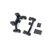 Accessori Mejoras RC Pour MN D90 D91 D96 Pour MN98 99S 1/12 Pièces De Voiture Radiocommandées Support D'essieu Et Servo Biellette Direction En Métal(Black)