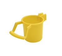 FERPLAST COMEDERO DE PLASTICO para PAJAROS 5X9,2X4,3CM Artículo para hogar, Amarillo, Normal