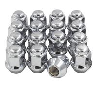 Accessori per ruote set di 16 dadi aragica Chrome 3/8 ATV Sedile cono esagonale da 17 mm - Adatta Polaris Ranger 400 Ranger 500 Ranger 570 Ranger Ran