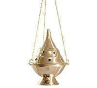 Accessories - Brass Burners nbsp;- Quemador de Incienso para Colgar (latón, 11,5 cm de Altura)