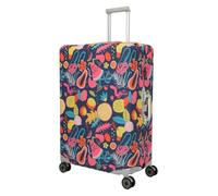 ACCESSORIES luggage cover L, fruits on navy Cuidado personal y salud