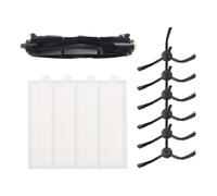 Accessory Kit, Compatible with 360 S10/X100 Max, Robot Vacuum Replacement Parts Main Brush Side Brush and Filter Set