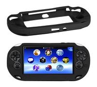 Accessotech - Funda blanda de silicona para consola Sony PS Vita, color negro