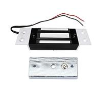 AccessShield Cerradura Magnética Electrónica, Cerradura Electromagnética de 12 V CC para una Puerta, Cerradura Magnética Seguridad para Sistemas Control de Acceso Fuerza de Retención de 60 kg (132lbs)