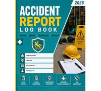 Accident Report Book HSE Compliant: HSE & GDPR Compliant | RIDDOR 2013 | Health and Safety at Work Act 1974 | Accident Investigation Forms, First Aid ... Tracker | Workplace Health and Safety Log