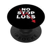 Accidente del Mercado de valores No Stop Loss Trading Bajista Daytrading PopSockets PopGrip Adhesivo