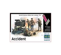 Accidente Soviético Y Alemán Militar Hombres Verano 1941 Maqueta Figurina