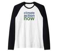 Acción climática Ahora Camiseta Manga Raglan