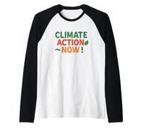 Acción Climática Ahora Camiseta Manga Raglan