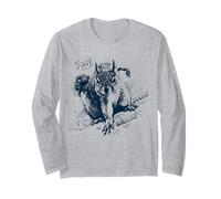 Acción de Diseño Cómico de Ardilla de Superhéroe. Manga Larga