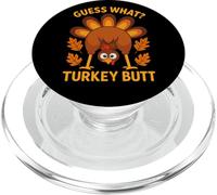 Acción de Gracias Adivina Qué Turquía Butt Funny Diciendo PopSockets PopGrip para MagSafe