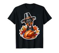 Acción de Gracias American Eskimo Dog Dueño Mamá Papá Amante Divertido Camiseta