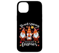 Acción de Gracias Con Mis Gnomios Otoño Gnomos Otoño Regalo Mujeres Carcasa para iPhone 14 Plus