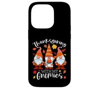 Acción de Gracias Con Mis Gnomios Otoño Gnomos Otoño Regalo Mujeres Carcasa para iPhone 14 Pro
