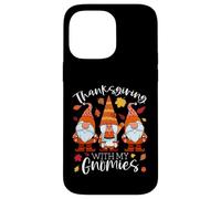 Acción de Gracias Con Mis Gnomios Otoño Gnomos Otoño Regalo Mujeres Carcasa para iPhone 14 Pro Max