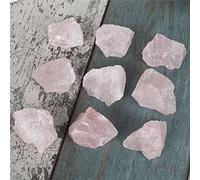 Acción de gracias Cristal natural Un conjunto de especímenes de cuarzo rosa de cristal rosa natural for Piedra en bruto Regalo de bricolaje Decoración for el hogar Cristal de piedra de poder Inicio Co