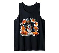 Acción de Gracias Entlebucher Mountain Dog Dueño Mamá Papá Divertido Camiseta sin Mangas