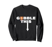 Acción de Gracias Gobble Este Divertido Pavo Adulto Humor Papá Sudadera