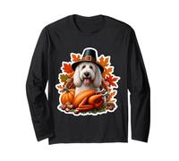 Acción de Gracias Komondor Dog Owner Mom Dad Funny Fall Autumn Autumn Manga Larga