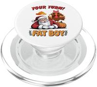 Acción de Gracias Navidad Papá Noel Pavo Tu Turno Gordo Boy PopSockets PopGrip para MagSafe