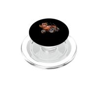 Acción de Gracias Turquía Montando Monster Truck Niños Niños PopSockets PopGrip para MagSafe