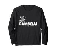 Acción de texto por goteo Samurai Manga Larga