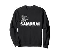 Acción de texto por goteo Samurai Sudadera