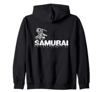 Acción de texto por goteo Samurai Sudadera con Capucha