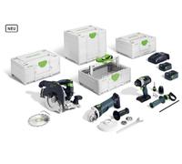 Acción - Festool Akku-Combo-Set Construcción Madera Hkc 55 / Tpc 18 / Agc 18+