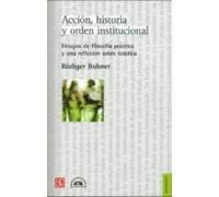 Accion Historia Y Orden Institucional: Ensayos De Filosofia Prac Tica