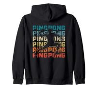 Acción Retro Ping Pong Jugador para Campeón De Tenis De Mesa Sudadera con Capucha