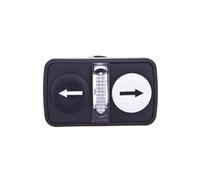 Interruptor ZB5AW7A1724: doble varilla de 22 mm.Pos: 1 blanco/negro IP66 FILO...