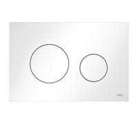 TECE Placa de accionamiento para WC TECEloop, plÃ¡stico, para tecnologÃa de doble descarga, 92409, Color: Blanco - 9240920