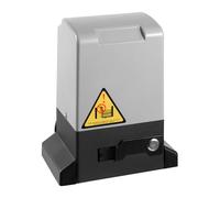 Accionamiento de puerta corredera, 750 W, abridor de puerta corredera con 2 mandos a distancia, cierre automático, 12 m/min, peso máximo de la puerta 1600 kg, para puertas correderas de acero