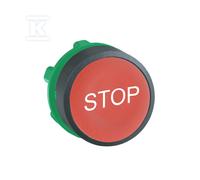 Accionamiento pulsador retorno automático blanco "stop" ZB5AA434