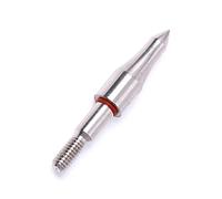 ACCMOS Acero 75 100 125 150 200 250 300 Grain Tiro al Arco Puntos de Campo, 8-32 Atornillar Objetivo Práctica Broadheads, para Arco Compuesto Arco Recurvo Caza y Práctica de Tiro (24pc, 125grain)