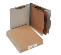 ACCO 15056 Carpetas de clasificaci n de cart n prensado ACCO de 25 puntos, tama o carta, 6 secciones, color blanco, 10 unidades por caja