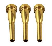 ACCOCO Boquilla de trompeta 3C/5C/7C, material de cobre piezas accesorios para trompeta (paquete de 3)