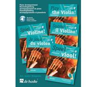 Accompagnements piano de "Je joue du violon 1" toutes langues