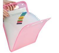 Accordion File Organizer Folders, 13 Pockets Portable Document Holder, PP Ideal For Receipt And Bill Storage, Perfect For Travel, Meeting Rooms, Classrooms, Retail Counters, Home, Art Studios, 36x24cm