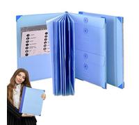 Accordion File Pocket, Expanding File Folders, Paper Expanding Folders, Receipt Organizer Folder, Letter Size File Receipt Organizer With Labels Letter Size Office Supplies For Bills, Files Documents