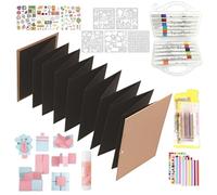 Accordion Scrapbook - Álbum extensible plegable DIY Handmade Memory Book, Expandable Photo Collection Book for Graduation, Valentine's Day, Birthday, or Holiday Craft Projects